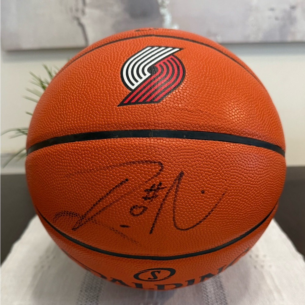 Damian Lillard Autographed Basketball